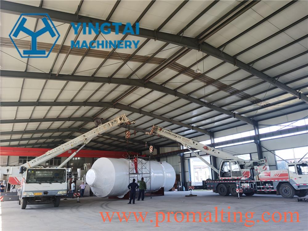 Shipping Pictures of French 10Ton Drum Malting Equipment